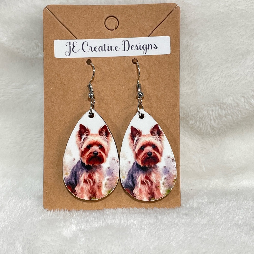 Yorkie Earrings
